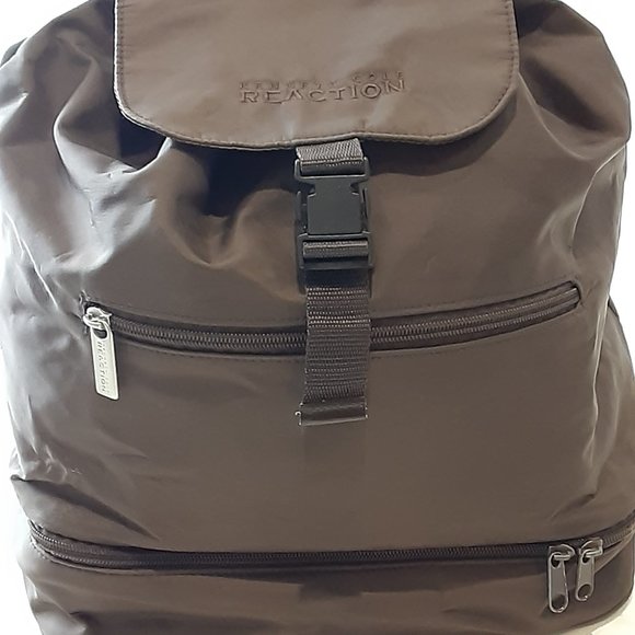 Kenneth Cole Backpack Brown Large - Picture 1 of 12